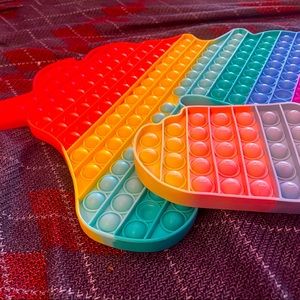 Unicorn jumbo pop it ice cream hat